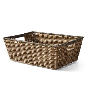 Storage Basket with Cut-Out Handles